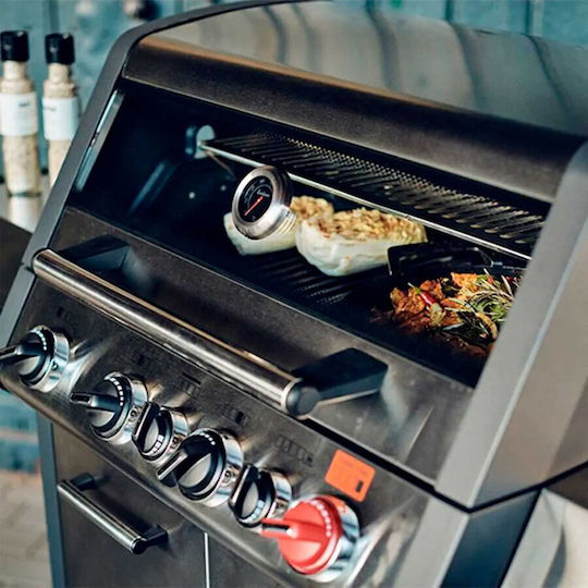 Enders Gas Grill with 4 pcs 3.5kW and Side Burner Infrared