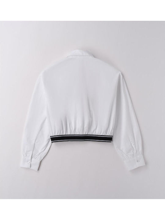 Kids Shirt Long Sleeve White