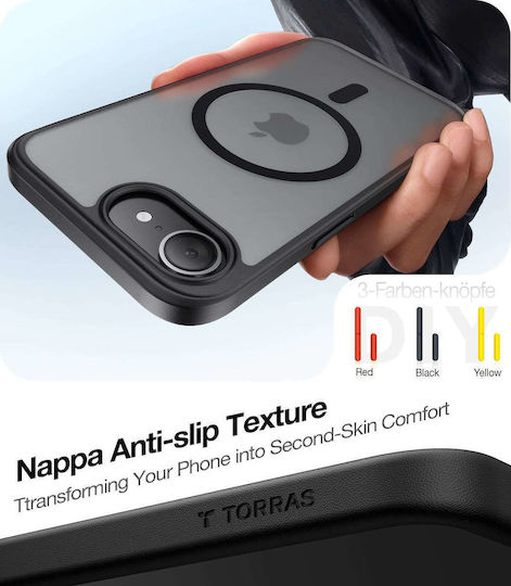 Torras Guardian Magnetic Back Cover Silicon Albastru marin (iPhone 17 Pro)