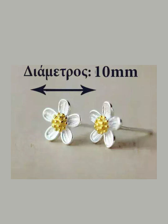 Bode Cercei Fetite Hipoalergenici Studs Flori Din Argint