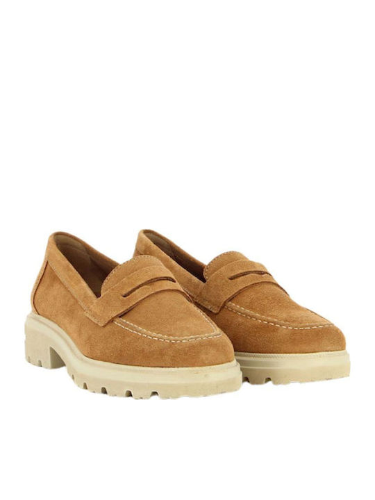 Leather Women's Loafers Light Tabbac