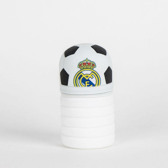 Real Madrid Κασετίνα από Σιλικόνη Λευκή