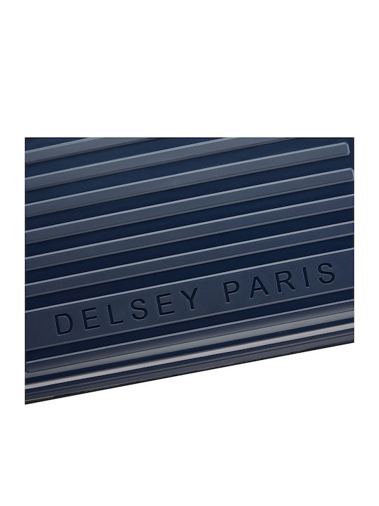 Delsey Lutece SE Valiză Mare De Călătorie Dură Albastru Marin Cu 4 Roți Înălțime 81 Cm