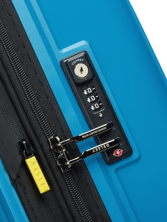 Delsey Lutece SE Medium Hard Suitcase Peacock with 4 Wheels Height 69cm