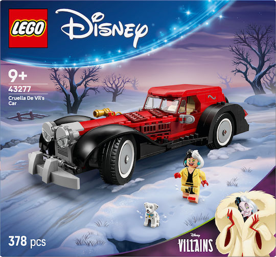LEGO Disney Cruella De Vil's Car за 9+ Години 378 Бройки