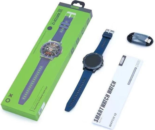 Remax Watch 12 με Παλμογράφο (Μπλε)