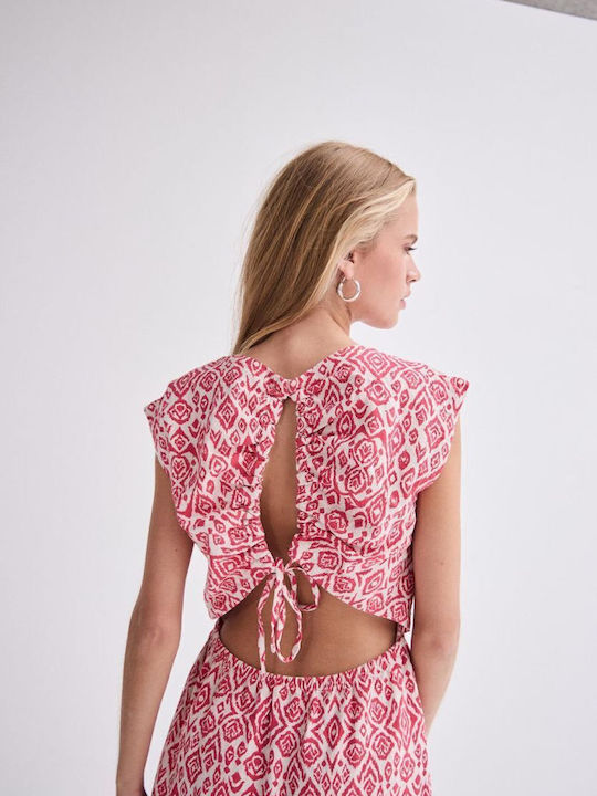 Summer Mini Dress Geranium
