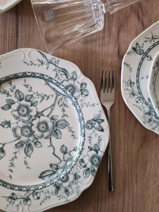 Oriana Ferelli White Porcelain Dinnerware Set 40pcs