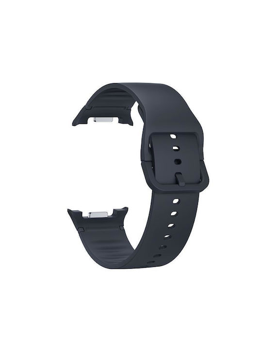 Oem Elegant Series Strap Silicone Strap Samsung Galaxy Watch 8 40mm 44mm Classic 46mm Size S 86mm+115mm Dark Gray