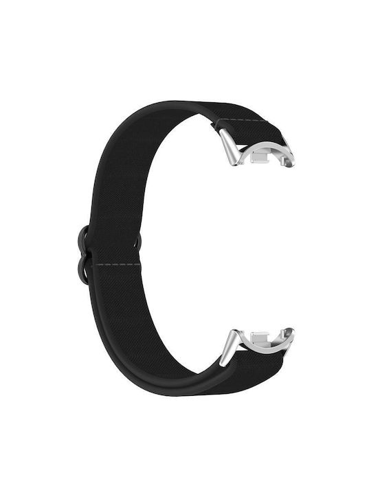 Easy Fit Series Λουράκι Nylon Braided Xiaomi Smart Band 10 9 8 Black