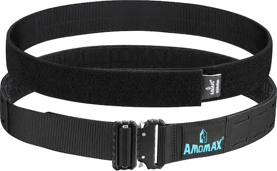 Militärgürtel Amomax Molle Doppel Schwarz Sm