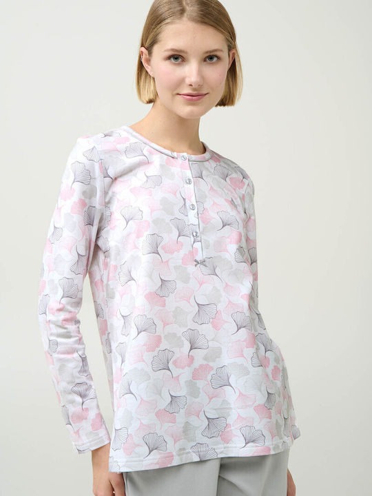 Vamp Winter Women's Pyjama Set Gray