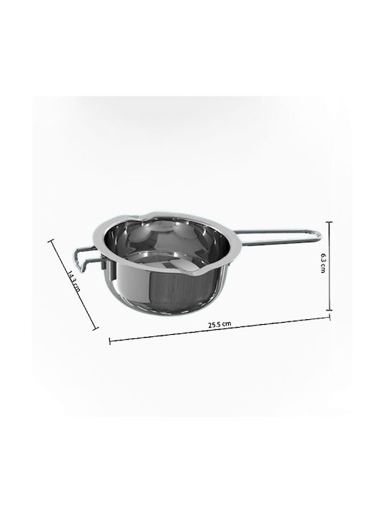 5Five Стоманен съд за Bain-Marie Funnel Pot от неръждаема стомана 14.3x14.3см