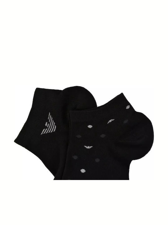 Emporio Armani Ανδρικές Κάλτσες Μαύρο 2Pack