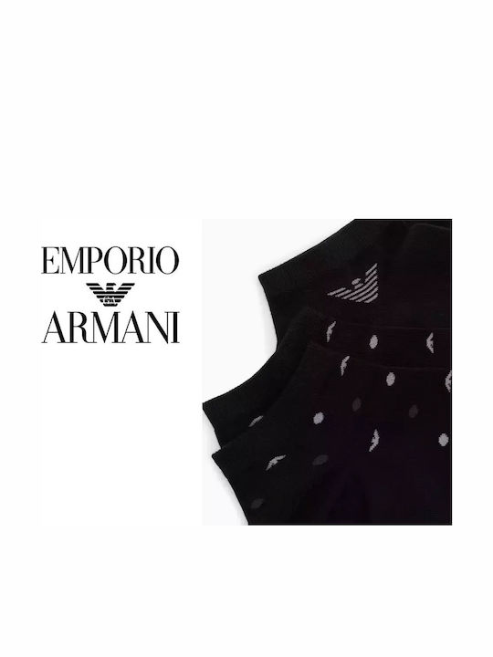 Emporio Armani Ανδρικές Κάλτσες Μαύρο 2Pack