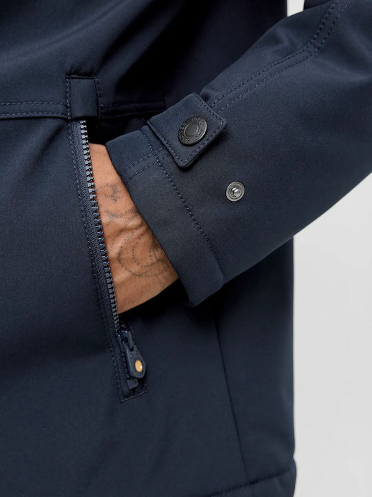 Winter Jacket Softshell Waterproof and Windproof Sky Captain (blue)