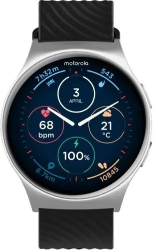 Motorola Moto Watch 120 Алуминий 50мм с Пулсомер (Сребрист)