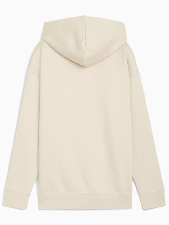 Long Women's Sweatshirt Jacket Hooded Alpine Snow
