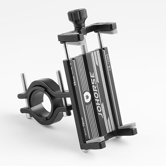 Fahrrad- und Motorrad-Handy-Halterung für Kick-Scooter Fixato Aluminium Schwarz