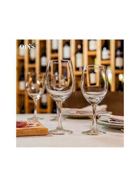 ONIS Glass for White and Red Wine made of Glass Goblet 460ml
