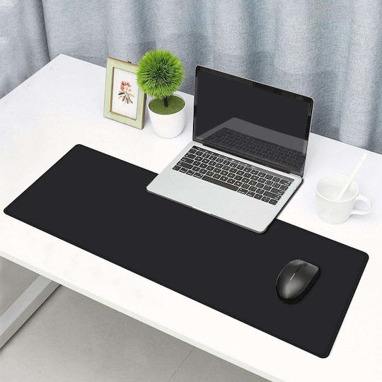 Mousepad Mare din Cauciuc Gaming Office Antiderapant Cusături Antirupere Impermeabil Design Simplu 90 X 45cm Negru Mat
