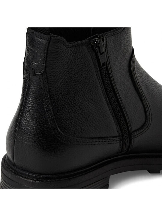 Leather Black Men's Boots Anatomical