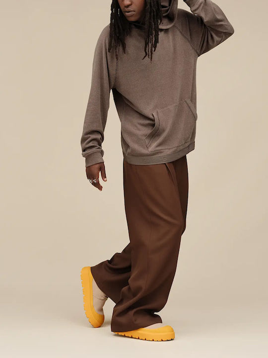 Neumel Weather Suede Yellow Chelsea Boots Waterproof