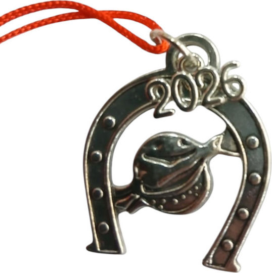 Kalliopi Silver Hanging Horseshoe