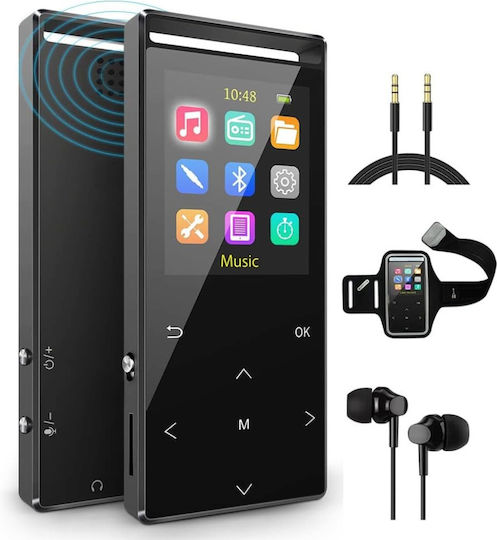MP3 Player (64GB) cu ecran tactil 1.8" Negru ED513