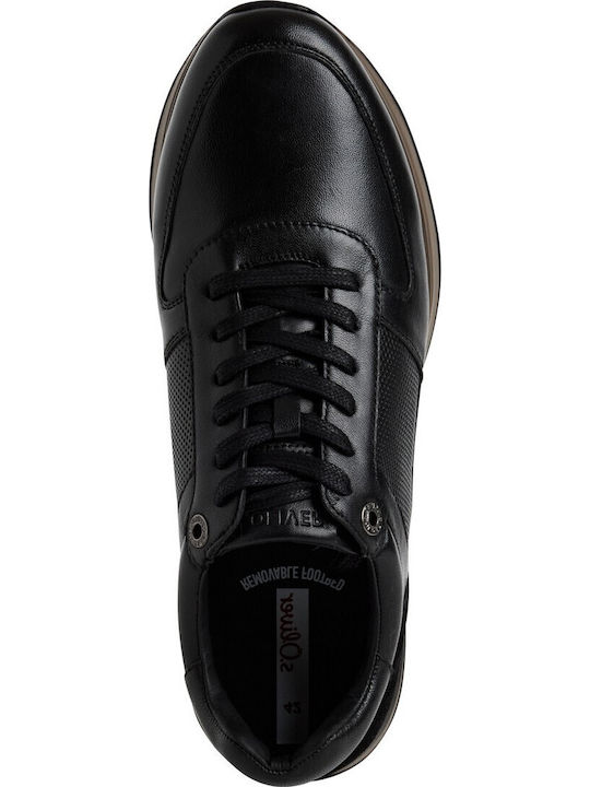 Men's Leather Casual Shoes Black