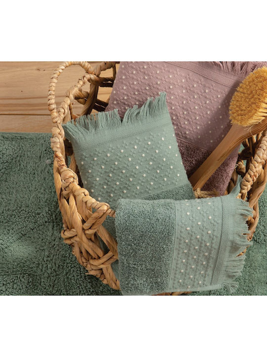 Nef-Nef Homeware Πετσέτα Σώματος Zasmen 70x140εκ. Mauve Βάρους 500gr/m²