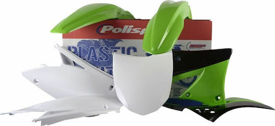 Polisport Kawasaki Kx450f 09-11 Oem 10-11 Plastic Motorcycle Parts Kit of Plastics
