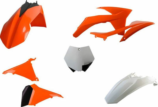 Σετ Πλαστικά Μοτοσυκλέτας Polisport Ktm Sx Xc Xc-f 11 Oem