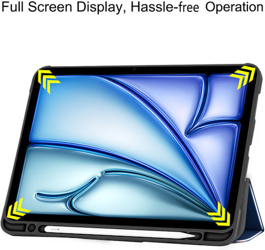Smartcase Klappdeckel Blau (iPad Air 2024, Pro 11, Air 4, Air 5) RE.09711