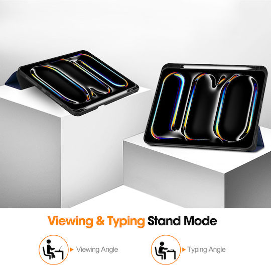 Smartcase Flip Cover Albastru (iPad Pro 2024 11) RE.09719