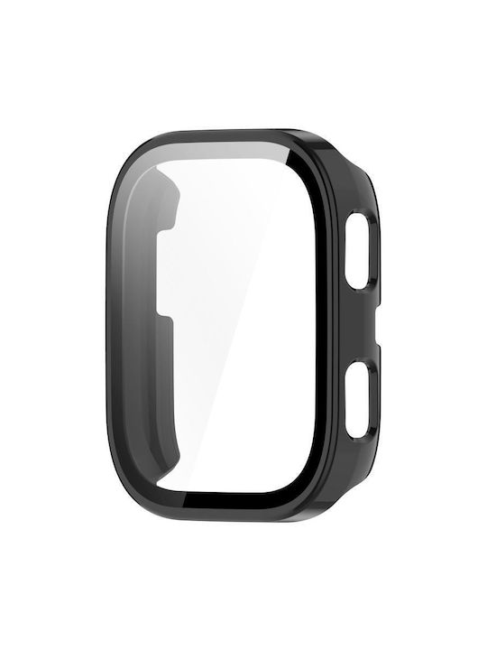 Πλαστική Θήκη με Τζαμάκι σε Μαύρο χρώμα για Xiaomi Amazfit Bip 6
