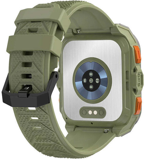 BlackView W80 Pro 56mm Smartwatch with Heart Rate Monitor (Green)