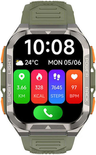 BlackView W80 Pro 56mm Smartwatch with Heart Rate Monitor (Green)