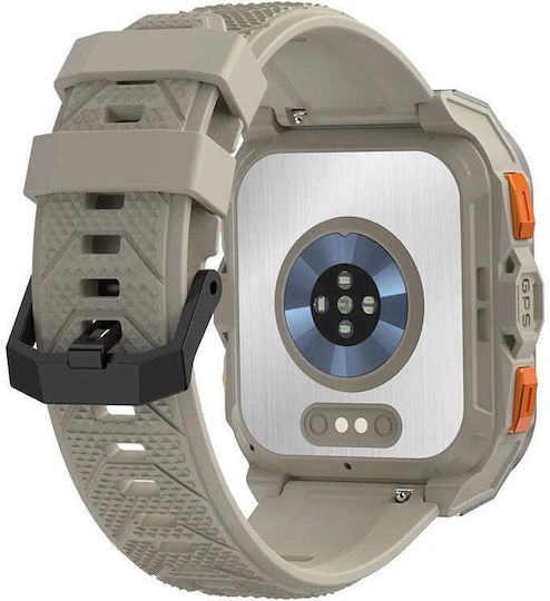BlackView W80 Pro 56mm Smartwatch with Heart Rate Monitor (Khaki)