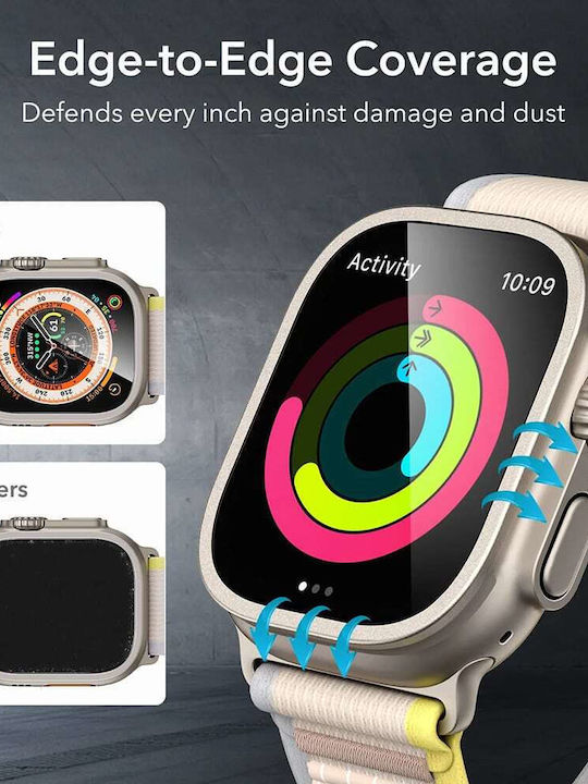 ESR Armorite Vollflächig gehärtetes Glas für das Apple Watch Ultra 49mm 2Stück