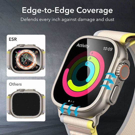 ESR Armorite Full Face Tempered Glass για το Apple Watch Ultra 49mm 2τμχ