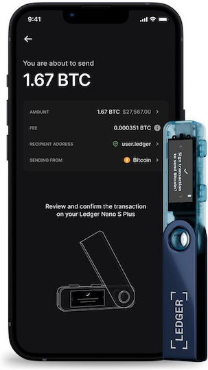 Ledger Nano S Plus Портфейл за криптовалута