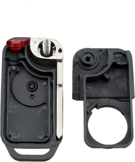 Foldable Car Key Shell with Blade with 1 Button for Mercedes Benz