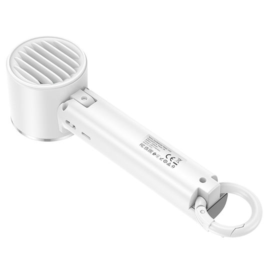 Hoco Ανεμιστηράκι Χειρός USB Αναδιπλούμενο Λευκό GET-HOCO-HX61