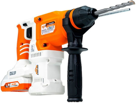 Ruris Κρουστικό Σκαπτικό Πιστολέτο Μπαταρίας Brushless 20V με Υποδοχή SDS Plus 28130RMX25B