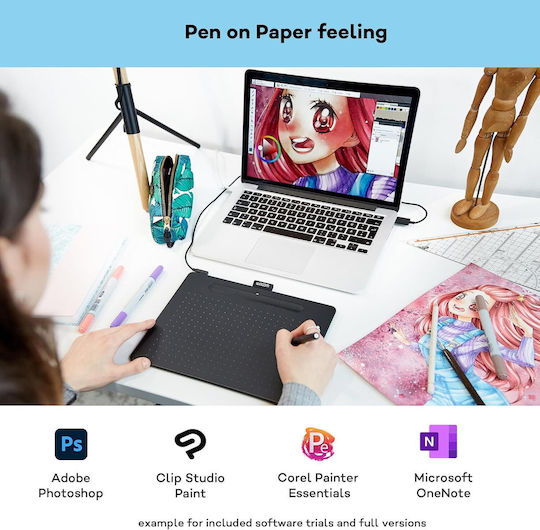 Wacom Intuos M Графичен Таблет Без Екран 5.3"