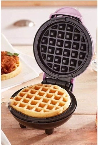 Mini Βαφλιέρα για Στρογγυλές Βάφλες 350W