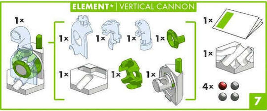 Ravensburger Element Vertical Cannon Joc Educațional Mecanic Gravitrax