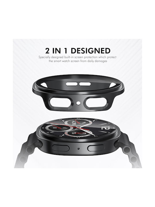 Enkay Пластмасов Калъф в Сив цвят за Samsung Galaxy Watch 8 44mm, Spigen