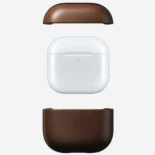 Nomad Θήκη Δερμάτινη σε Καφέ χρώμα για Apple AirPods 4